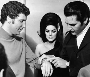 Tom Jones With Elvis And Priscilla Presley Tom Jones, Priscilla, Elvis